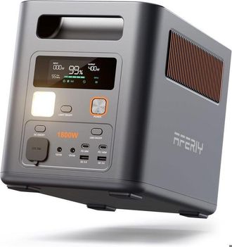 OEM Generador El&eacute;ctrico Port&aacute;til - Aferiy - P180pro - 1800w - 1024wh Extensible 5120wh - App, Bms, 10 Puertos