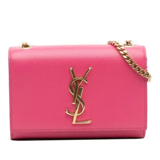 Saint Laurent Pre-owned Saint Laurent Small Grain De Poudre Monogram Kate Crossbody Ladies DPL354121 0814