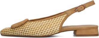 Lodi Elegante Camel Slingback Schoenen - Dames - Ballerinas - Bruin - 38 EU - Schoenen