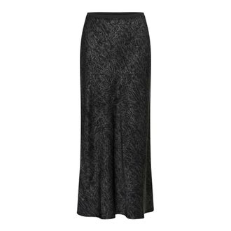 Kaffe Falda Midi - Skirts - Mujer - Negro - 2XL