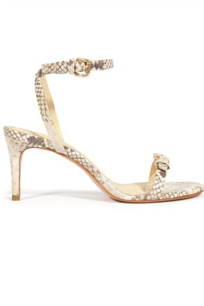 Schutz Womens Aurora Mid Stiletto Sandal In Beige Latte