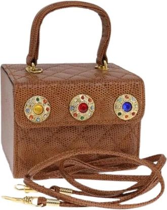 Fendi Pre-owned Mini Bags, female, Brown, Size: ONE SIZE Pre-owned Leather Mini Bag