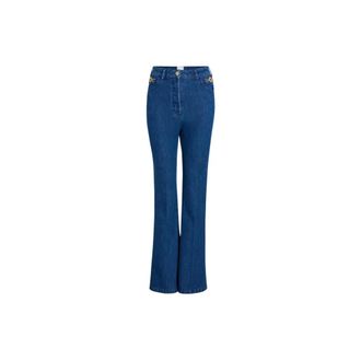 Patou Flared Denim Trousers - female - Patou - Flare Jeans - Blue - M - Jeans