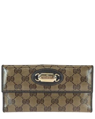 Gucci Gg Crystal Long Wallet (Authentic Pre-Loved)