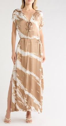 Young Fabulous & Broke Shilo Maxi Dress in Shiitake Desert Wash at Nordstrom Rack, Size X-Small