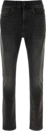 Pantaloni Torino Black Mid Rise Jeans
