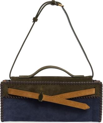 Veronica Beard Colorblock Dash Clutch in Cypress Multi at Nordstrom