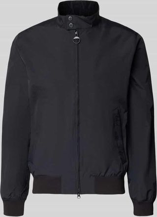 Barbour Regular Fit Blouson mit Stehkragen Modell Royston in Black, Gr&ouml;&szlig;e XXL