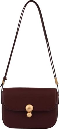 Pourchet Intro Crossbody Tas - Dames - Schoudertassen - Rood - ONE Size - Leer - Tassen
