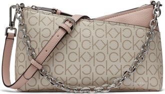 Calvin Klein Zoe Top Zip Chain Crossbody Zoe Top Zip Chain Crossbody Calvin Klein Womens, Blossom Combo Logo, &Uacute;nico