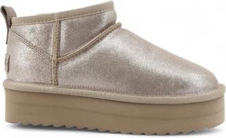 Colors Of California Ankle Boot - Dames - Winterlaarzen - Bruin - 39 EU - Leer - Schoenen