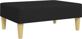 vidaXL Reposapi&eacute;s De Tela Negro 77x55x31 Cm Vidaxl