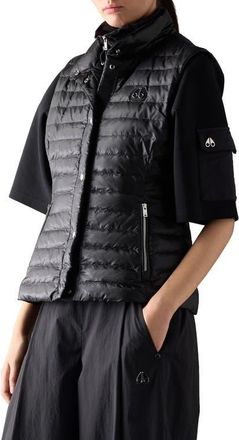 Moose Knuckles Cloud Walker 800 Fill Power Down Vest in Black at Nordstrom, Size X-Small