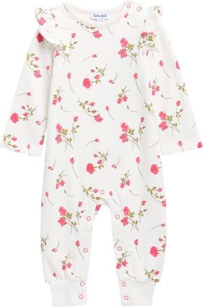 Splendid Camellia Rose Floral Jumpsuit in Camllia Rose Toss at Nordstrom, Size 6-9M