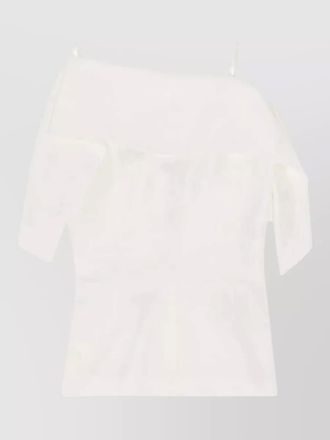 Maison Margiela ruffled sleeveless top