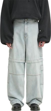 VETEMENTS Cargo Jeans - Heren - Loose Fit Jeans - Blauw - W32 - Katoen - Jeans