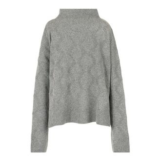 Liviana Conti Dames, Truien, Grijs, Maat: S Kasjmier