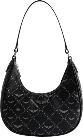 Zadig&Voltaire Z Night Out Monogram - Dames - Schoudertassen - Zwart - ONE Size - Tassen