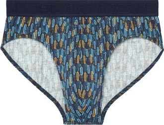 HOM Westgate Mini Briefs HO1 in Blue Print at Nordstrom, Size Xx-Large