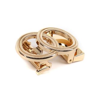 Anthoni Crown Lederg&uuml;rtel ANTHONI CROWN, Damen, Gr. 100, gold, Rindsleder, unifarben, G&uuml;rtel Lederg&uuml;rtel, mit abgesteppten R&auml;ndern, leicht bombiert