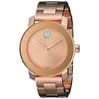 Movado Womens Rose Gold dial Watch
