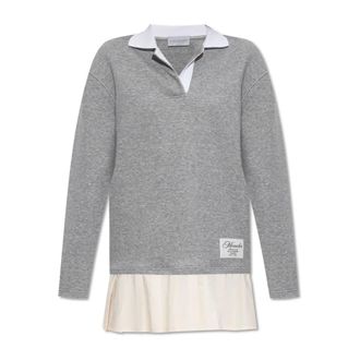 Moncler Dames, Jurken, Grijs, Maat: M Katoen