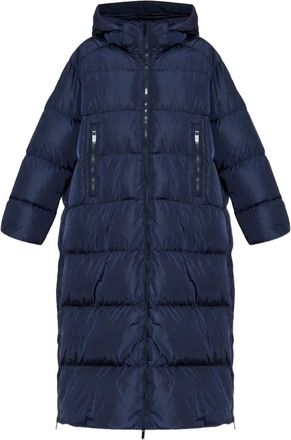 Add zip-fastening padded coat - women - Polyamide/Fabric - 38 - Blue