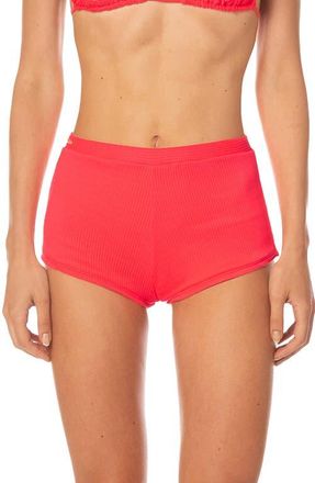 Maaji Sunset Punch Caryn Swim Shorts in Bright Red at Nordstrom, Size Medium