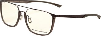 Porsche Design Mens 57mm Grey Opticals P8388-57B