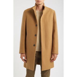 Theory Belvin Longline Coat in New Camel at Nordstrom, Size Small