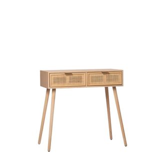 Klast Mueble recibidor efecto madera natural 86x80 cm
