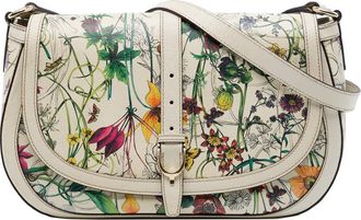 Gucci Pre-owned Gucci Calfskin Flora Nice Stirrup Crossbody Ladies PWVOICZDA9KLVJ2Z