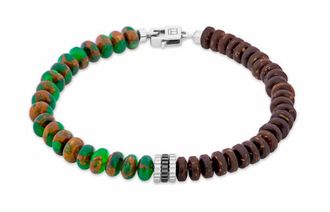 Tateossian Unisex Nepal Gear Trio Bracelet In Multi