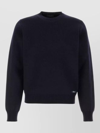 Prada wool blend crew neck sweater long sleeves