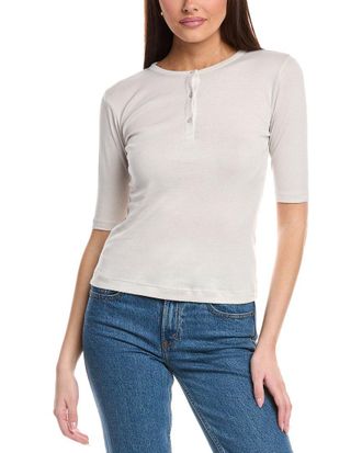 Vince Elbow-Sleeve Henley