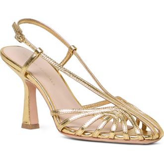 Loeffler Randall Alexandra Slingback Sandal in Gold at Nordstrom, Size 10.5