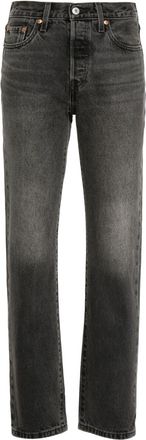 Levi's 501 straight jeans - women - Cotton - 24 - Black