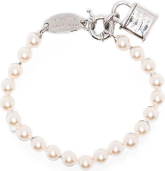 Vivienne Westwood Small Claude Armband - Dames - Armbanden - Grijs - ONE Size - Nylon - Accessoires