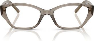 Vogue Eyewear 53mm Cat Eye Optical Glasses in Transparent at Nordstrom