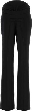 The Attico Virgin Wool Trousers - Black