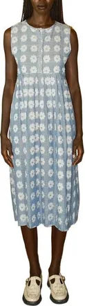 Ace & Jig Cliff Empire Waist Sleeveless Midi Dress in Sunprint at Nordstrom, Size X-Large