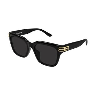Balenciaga Bb0433Sk 001 Sunglasses - female - Balenciaga - Sunglasses - Black - 56 MM - Accessories