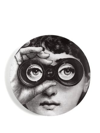 Fornasetti Bord met print - Zwart