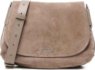 Coccinelle Suede Shoulder Bag