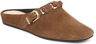 Veronica Beard Narcisa Flat Mule in Chestnut at Nordstrom, Size 8.5