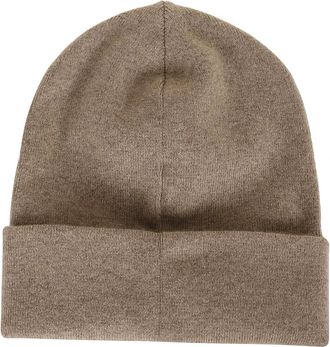 Brunello Cucinelli Bruine Cashmere Skullcap Aw 24 - Dames - Hoeden - Bruin - S - Kasjmier - Accessoires