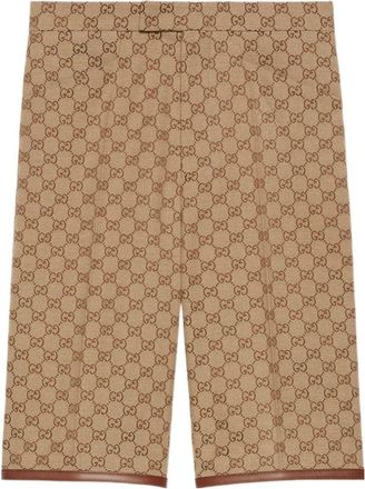 Gucci GG Canvas Tailored Shorts Beige 675281-Z8ASS-2580