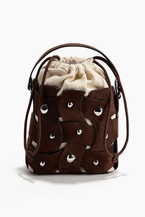 H&M Crossbody Bucket Bag in Dark Brown at Nordstrom