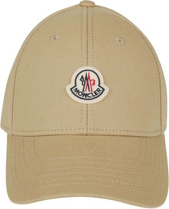 Moncler Accessoires, Dames, Bruin, ONE Size, Baseball CAP