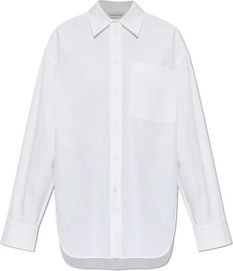 Anine Bing Scott Shirt - Dames - Overhemden - Wit - M - Katoen - Overhemden